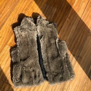 Banana Republic Faux Fur Vest